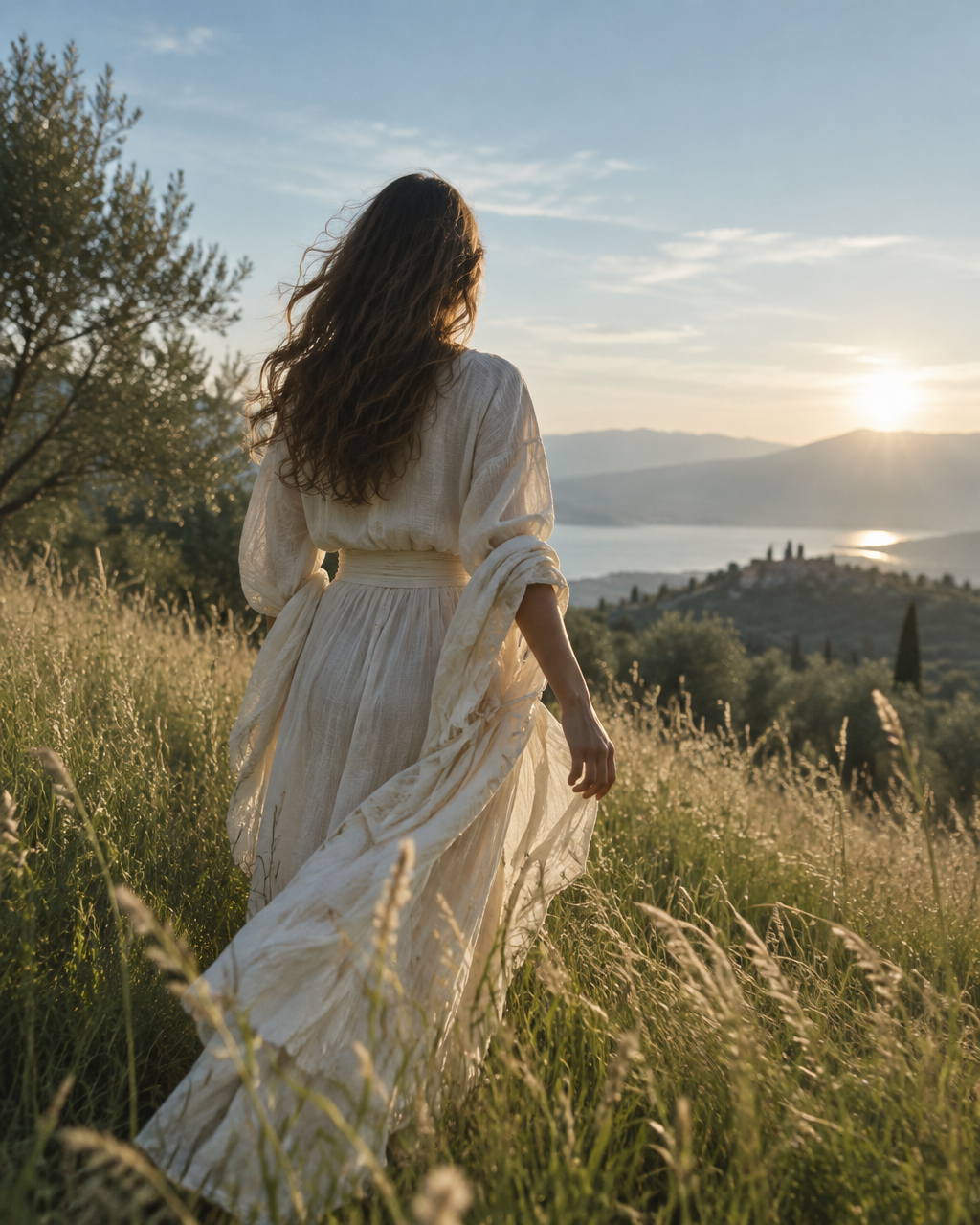 A peaceful path into a new day